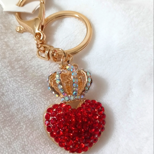 Heart Crown Keychain